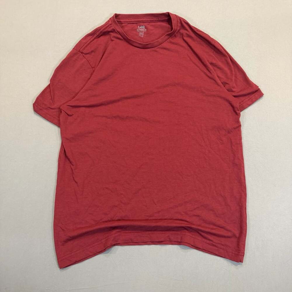Lee The Everyday Tee Size Medium Red Short Sleeve T-Shirt